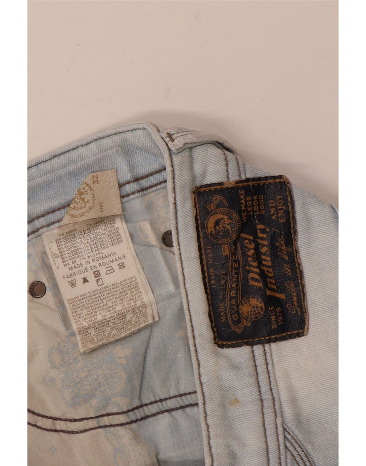 Diesel Straight Jeans til mænd W32 L29 Blå
