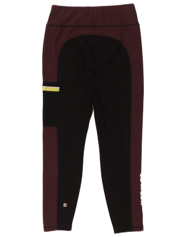 Sweaty Betty Womens Grafiske Leggings UK 12 Medium Black Colourblock