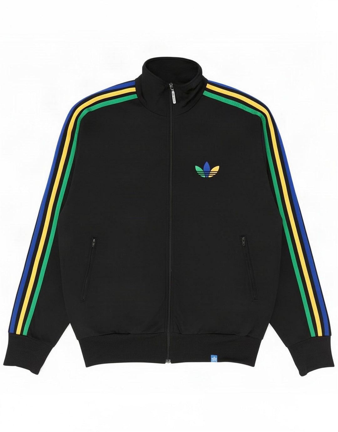Adidas træningsdragt til mænd, topjakke, lille sort polyester