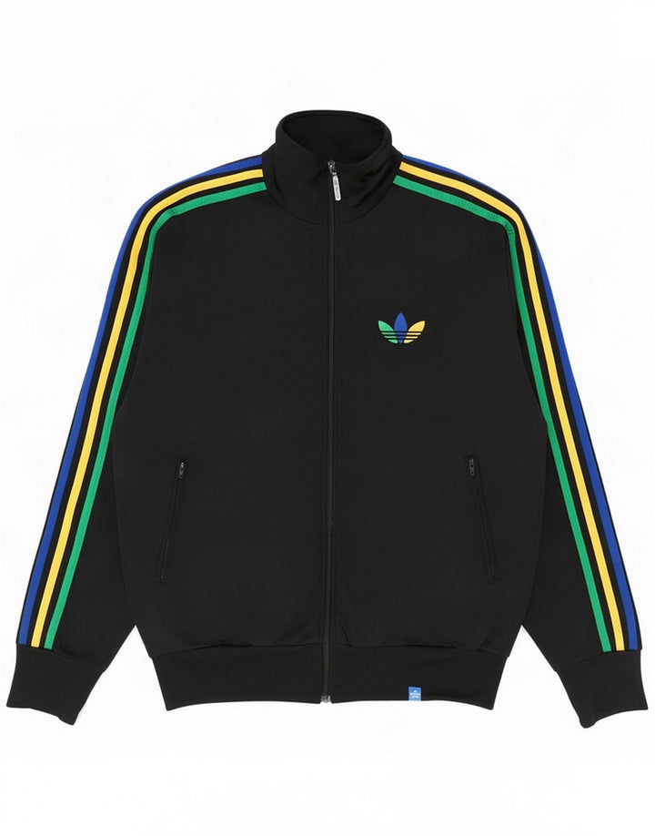 Adidas træningsdragt til mænd, topjakke, lille sort polyester