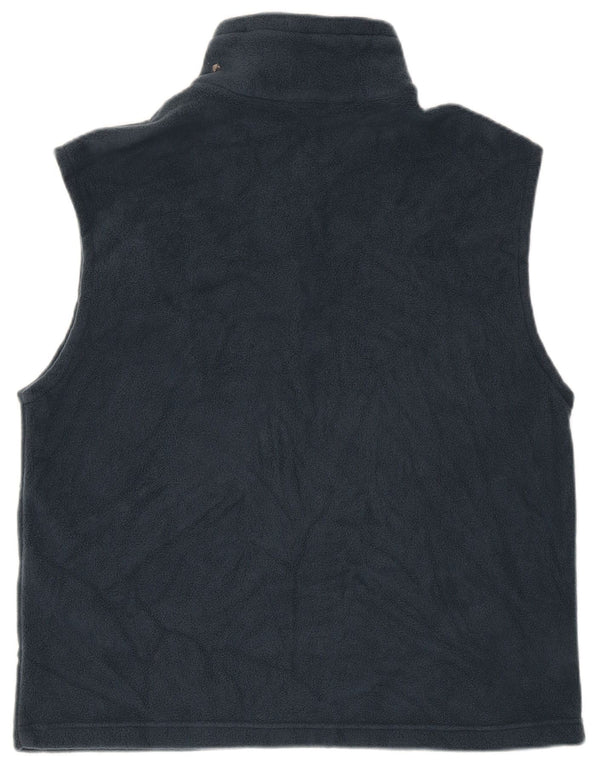 Columbia Herre Fleece Gilet UK 40 Large Navy Blue Polyester