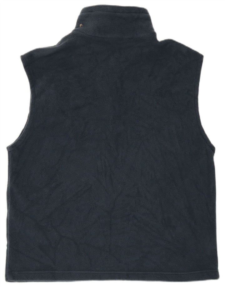 Columbia Herre Fleece Gilet UK 40 Large Navy Blue Polyester
