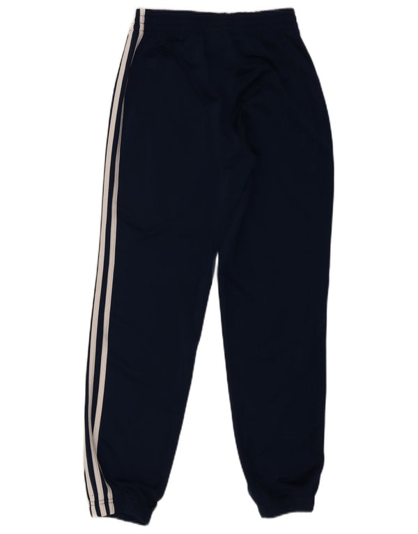Adidas Drenge Træningsdragt Bukser Joggers 11-12 År Marineblå Polyester