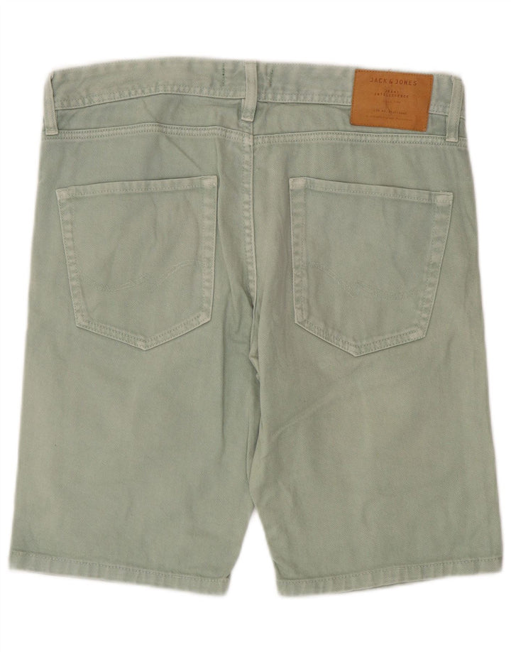 Jack & Jones Herre Regular Fit denimshorts Medium W32 Grøn bomuld