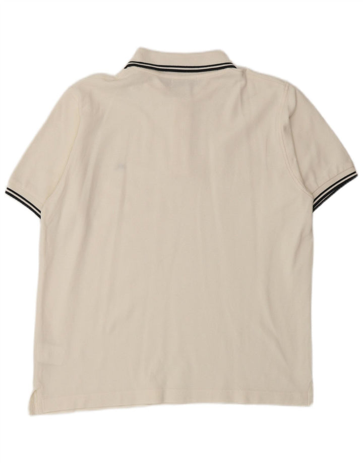 SEVENTY Herre poloshirt Medium Off White Bomuld