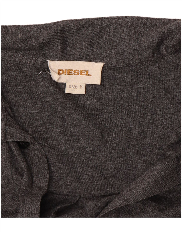 Diesel langærmet polokjole til kvinder UK 14 Mellemgrå plettet