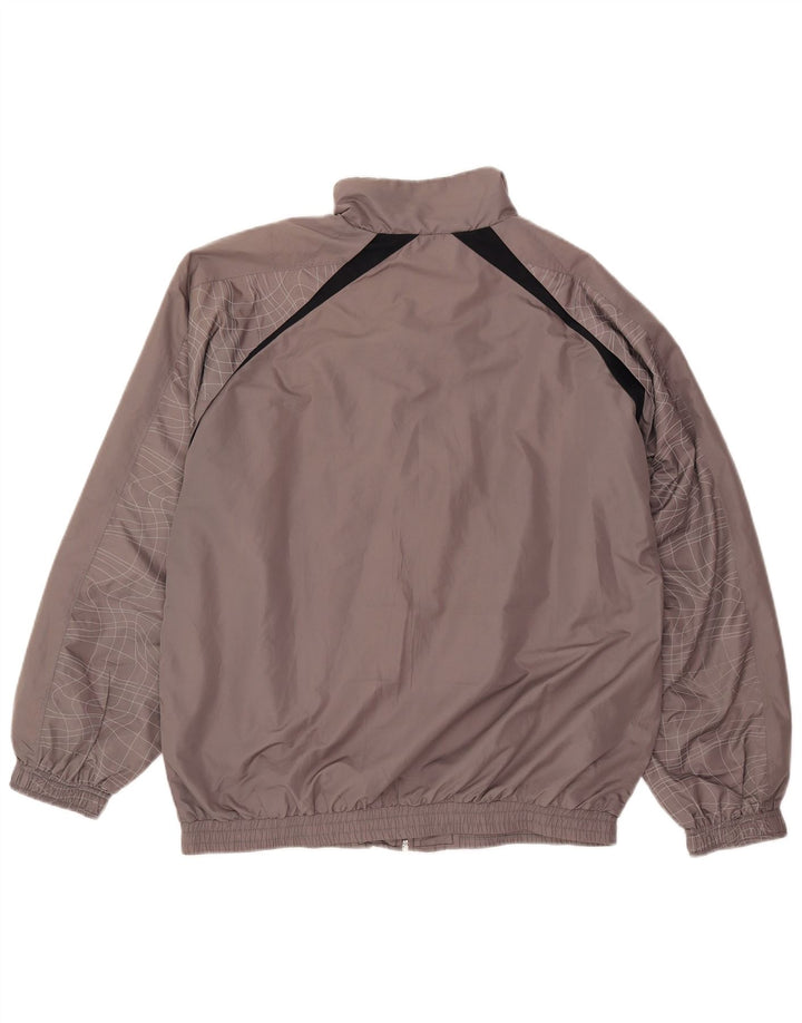 Puma Bomber Jacket UK 38 Medium Grey Colourblock Polyester