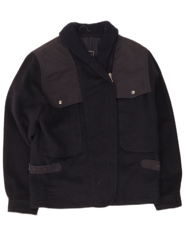 Colette Wolfgang Kaiser Dame Bomber Jacket UK 18 XL Navy Blue Colourblock