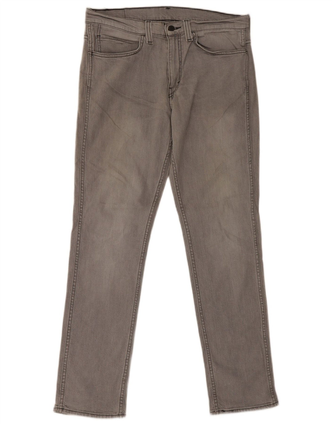Levi's Herre 511 Tapered Slim Jeans W34 L32 Grå Bomuld