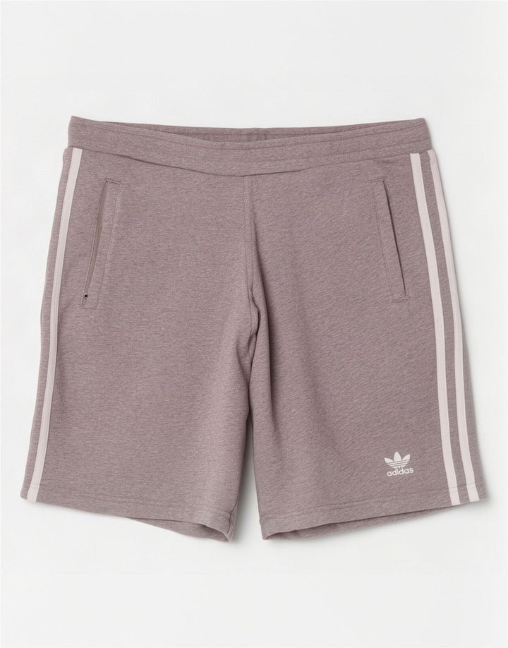 Adidas Sportsshorts til mænd mellemgrå bomuld