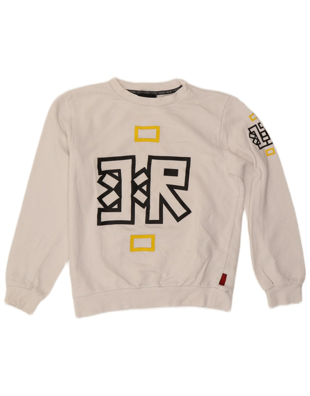Richmond Boys Grafisk Sweatshirt Jumper 15-16 år Hvid Bomuld