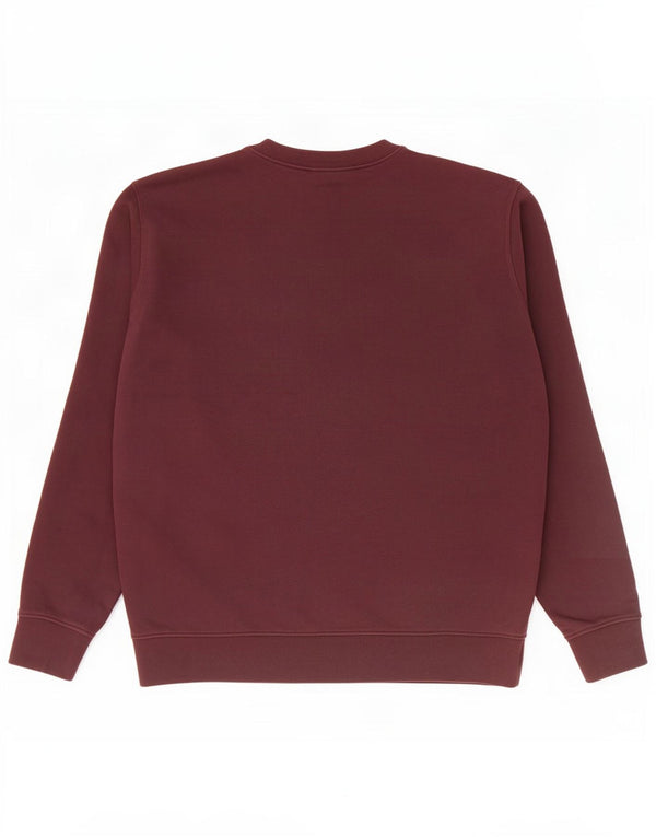 Marks & Spencer Herre Sweatshirt Jumper Large Bourgogne bomuld