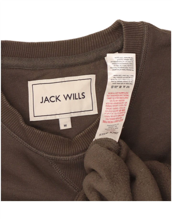 JACK WILLS Sweatshirt til mænd Medium Brun Bomuld