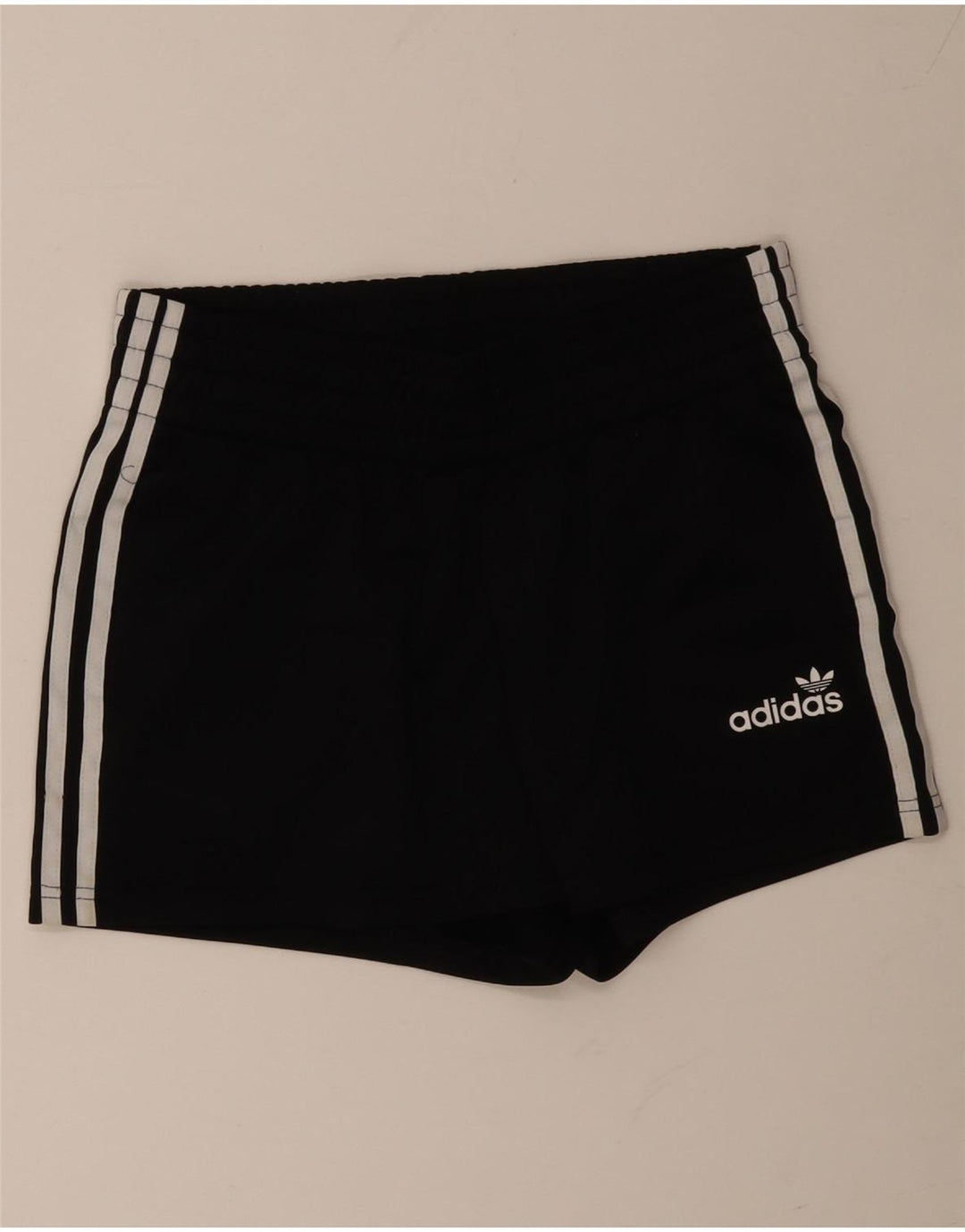 ADIDAS sportsshorts til kvinder UK 12 medium sort polyester