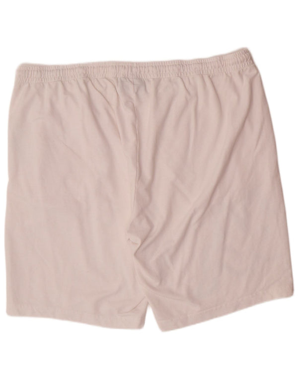 KAPPA Herre grafiske sportsshorts 5XL hvid bomuld