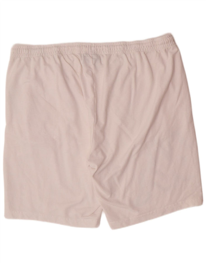 KAPPA Herre grafiske sportsshorts 5XL hvid bomuld