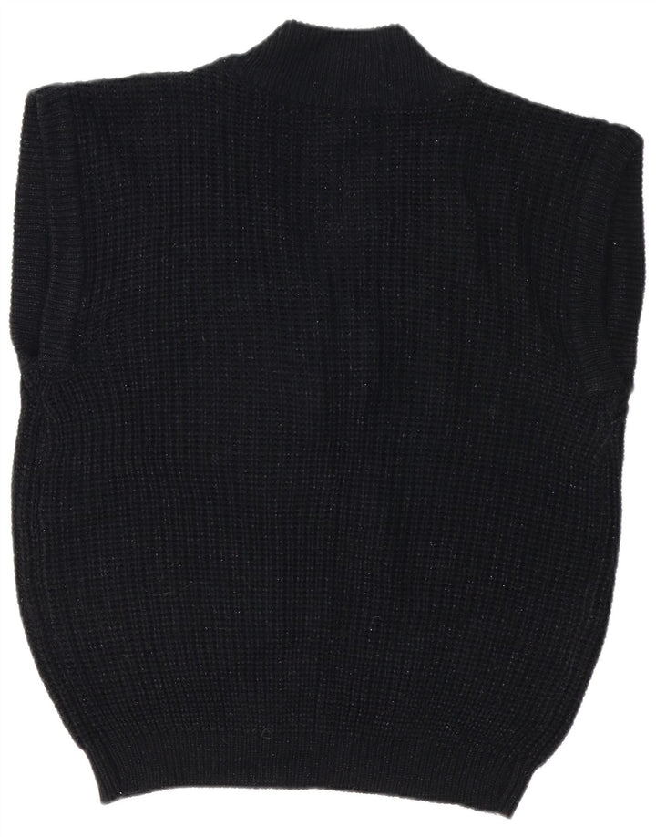 YESSICA Damevest Tank Top UK 16 Stor Sort Akryl