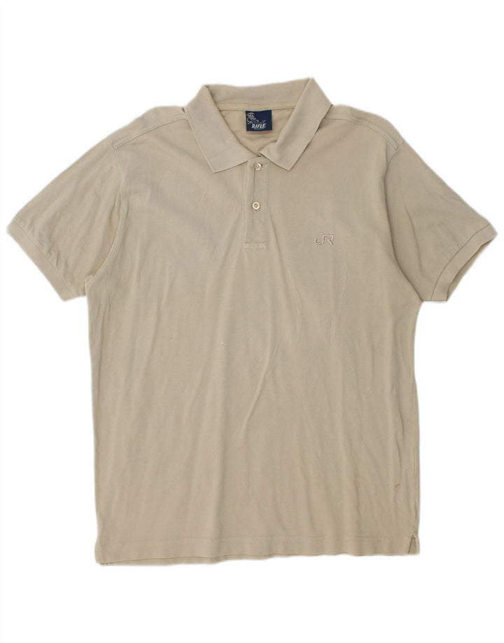 RIFLE Poloshirt til mænd Medium Beige Bomuld