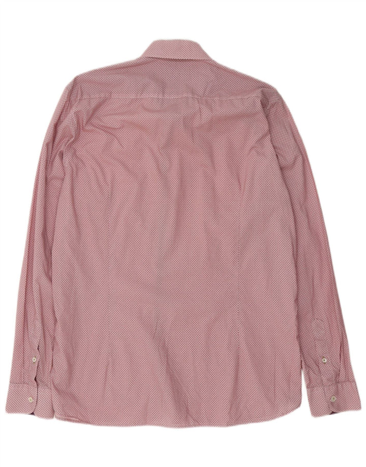 Ted Baker herreskjorte str. 5 XL Rød blomstret bomuld