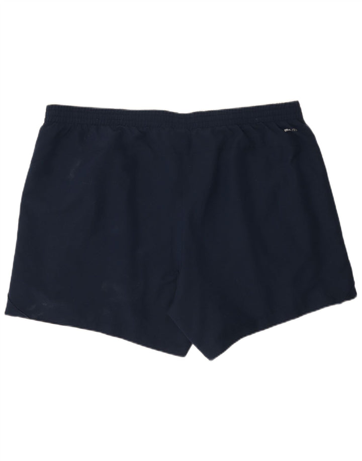 Adidas Herre Climalite Sportshorts 2XL Navy Blue Polyester