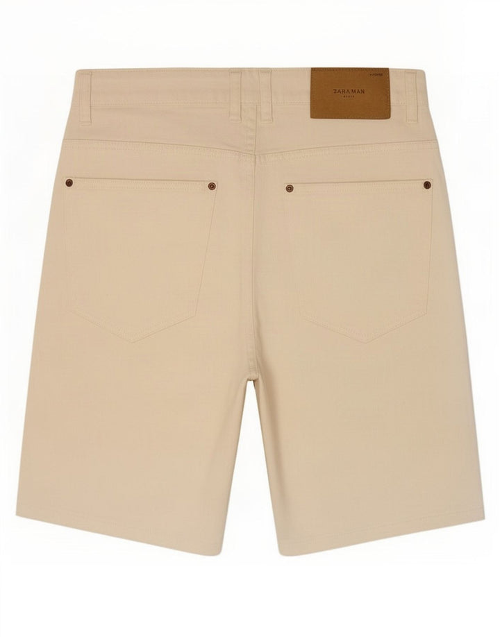 Zara Denim Shorts til mænd EU 42 Large W32 Off White