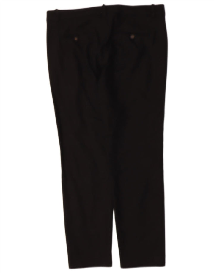 ZARA Womens Slim Chino Trousers EU 40 Medium W30 L27 Black