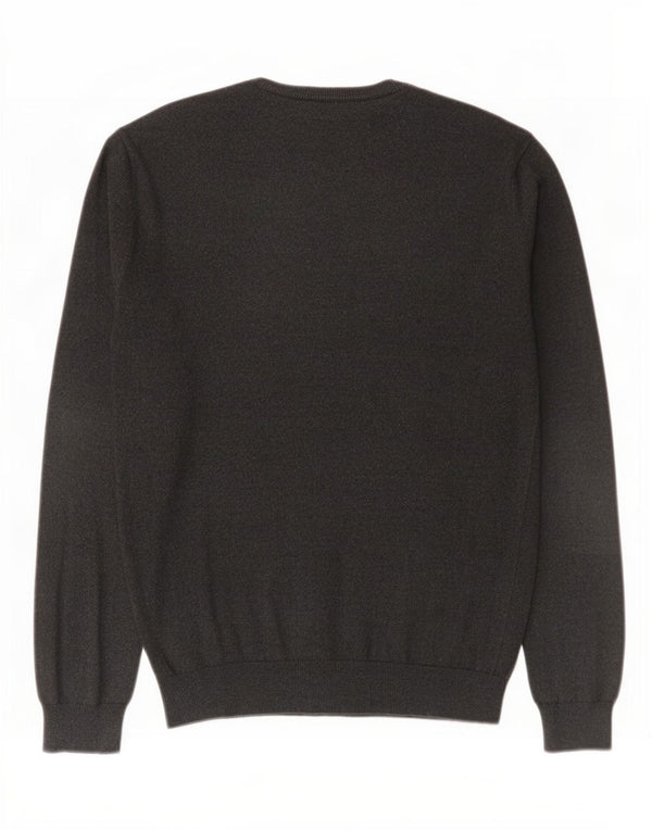 Jack Wills Herre Crew Neck Jumper Sweater Medium Grå Bomuld