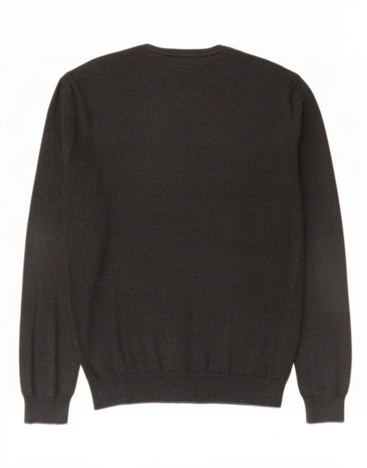 Jack Wills Herre Crew Neck Jumper Sweater Medium Grå Bomuld