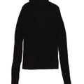 Zara Womens Crop Top Langærmet UK 8 Small Black Viscose