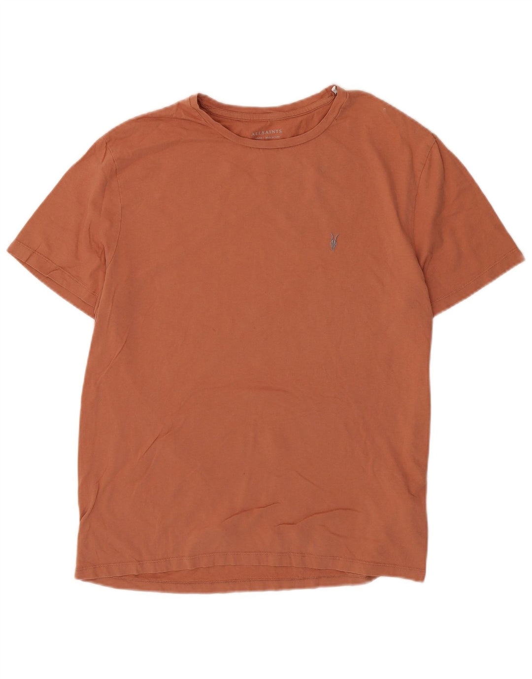 All Saints Herre T-Shirt Top Stor Brun Bomuld