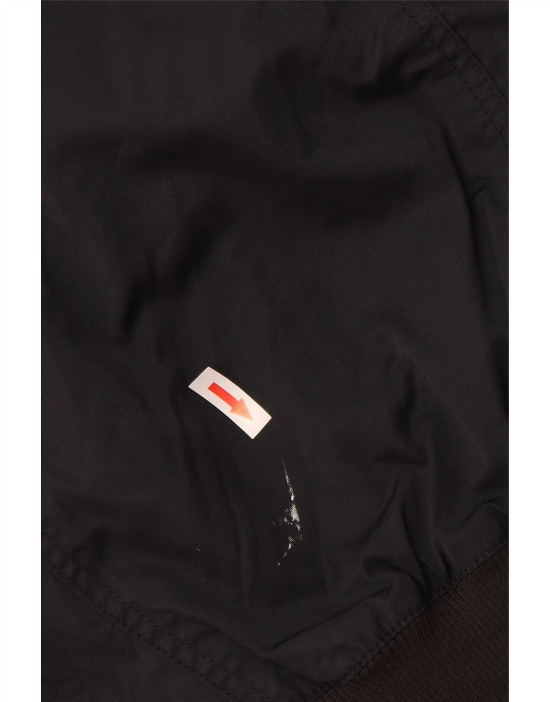 Massimo Dutti Herre Bomber Jacket UK 40 Large Black Polyacrylic