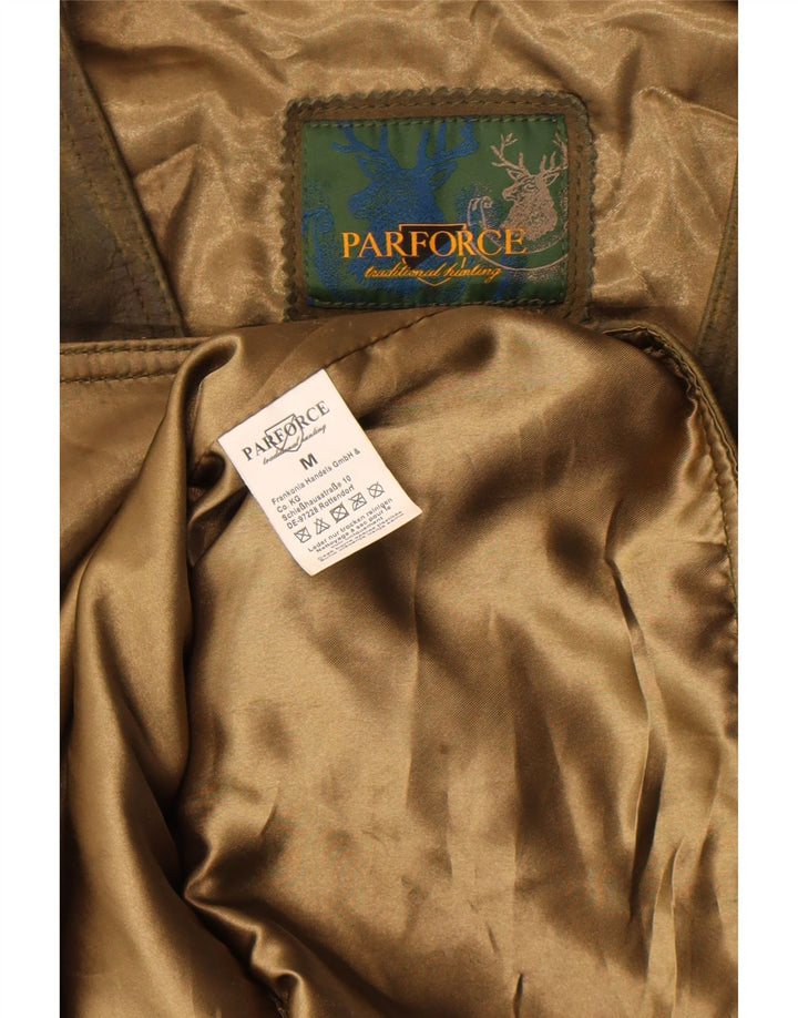 Parforce Herre Lædervest Medium Khaki Læder