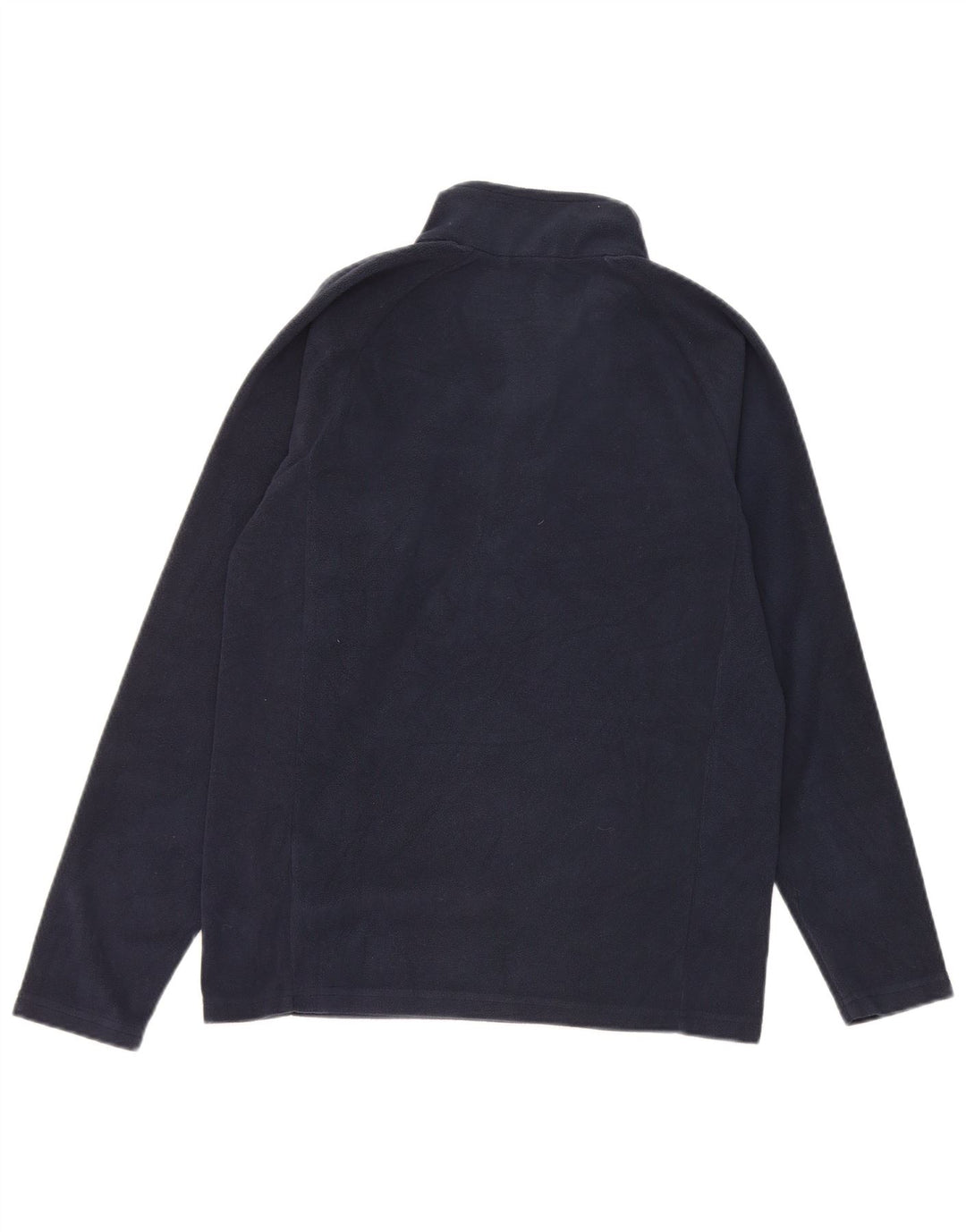 Kappa Boys Zip Neck Fleece Jumper 13-14 År Navy Blue Polyester