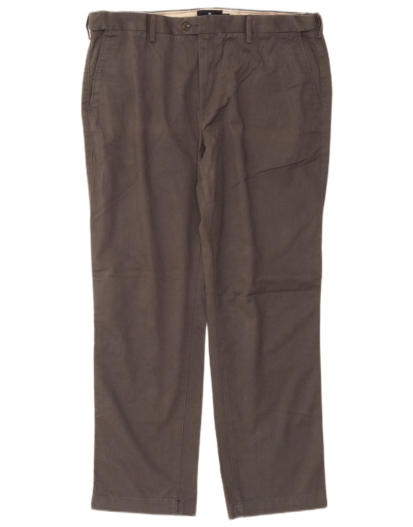 Marks & Spencer Herre Blue Harbor Lige Chinobukser W40 L31 Grå