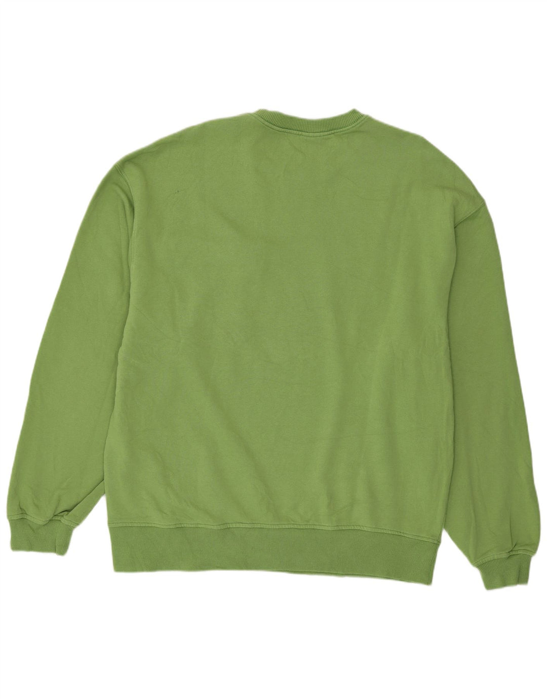 Zara Herre Sweatshirt Jumper XL Grøn Bomuld