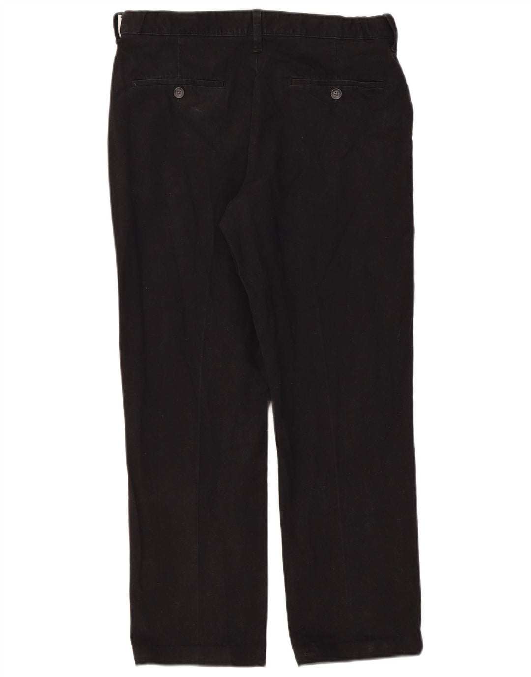 Marks & Spencer Herre Lige Regular Fit Chinobukser W32 L29 Sort
