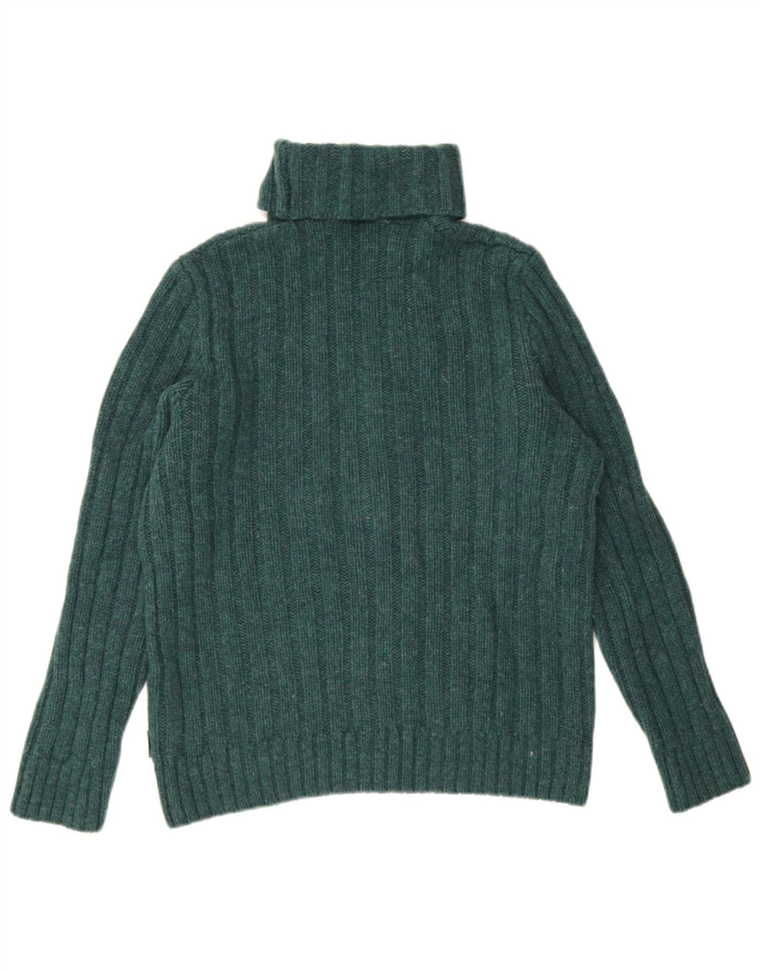 North Sails Dame Roll Neck Jumper Sweater UK 18 XL Grøn uld