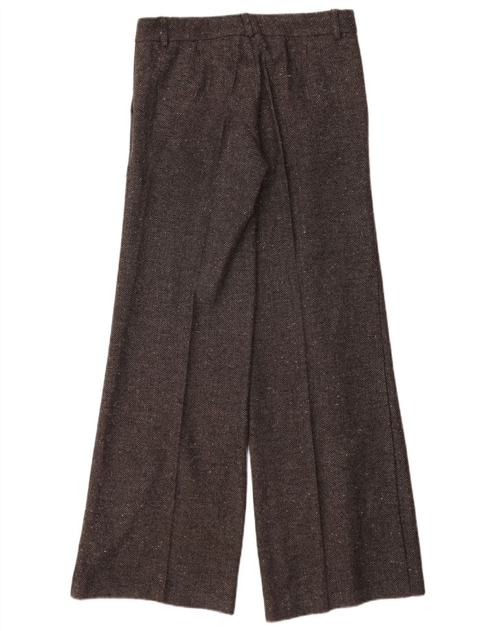 VINTAGE Casual Bukser til kvinder IT 40 Small W28 L32 Grå sildeben