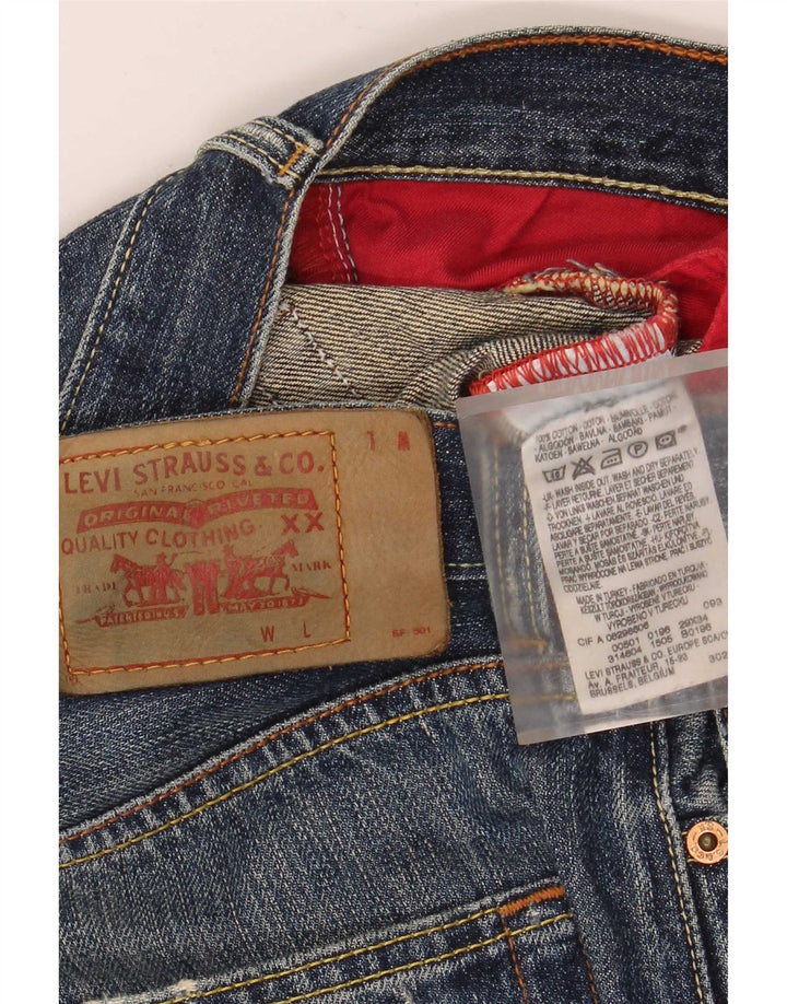 Levi's herre nødlidende jeans med brede ben W29 L34 blå bomuld