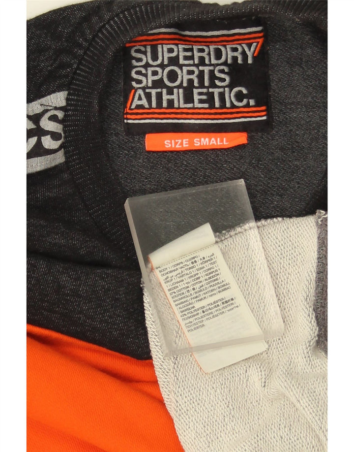 Superdry grafisk sweatshirt til mænd, lille flerfarvet farveblok