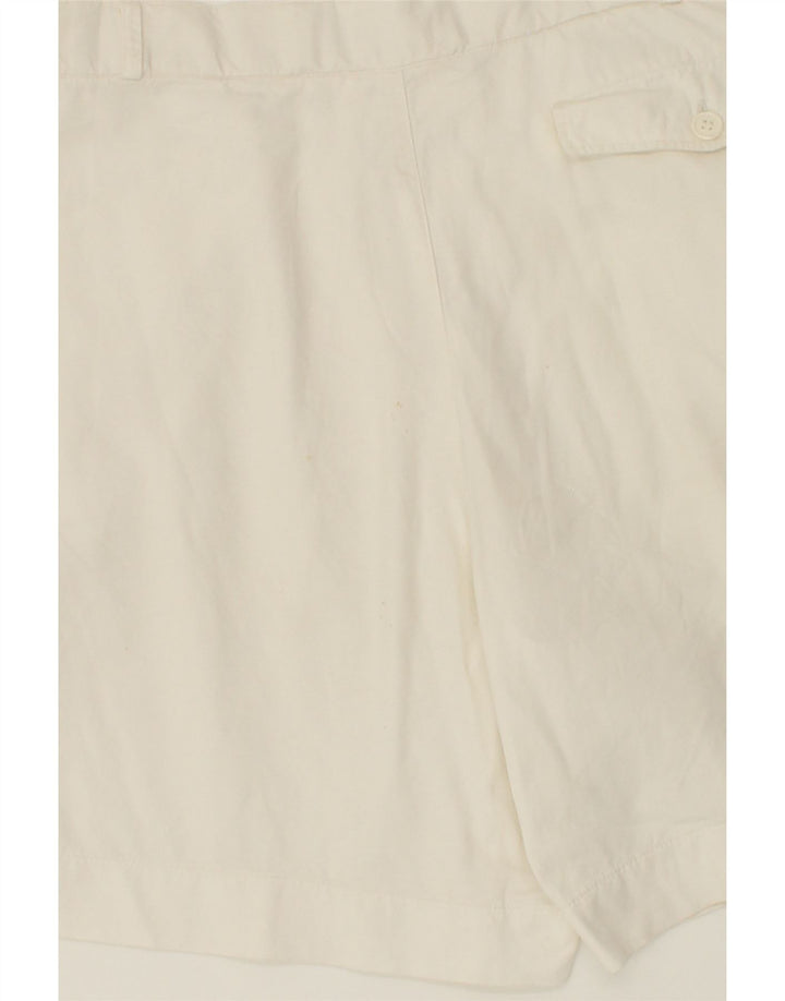 VINTAGE Womens Pegged Chino Shorts W34 Large White Vintage Vintage and Second-Hand Vintage from Messina Hembry 