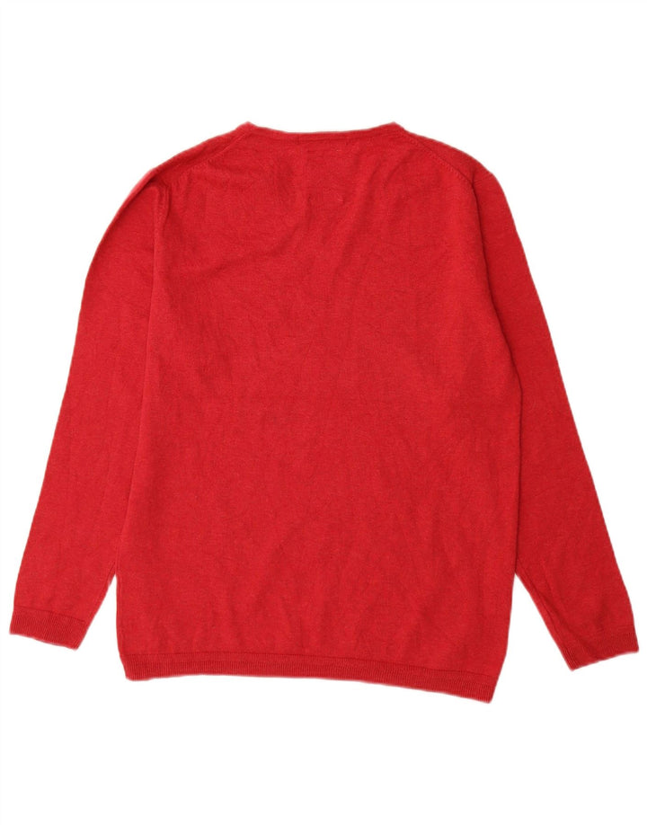 Zara Boys V-hals sweater 13-14 år Rød Bomuld