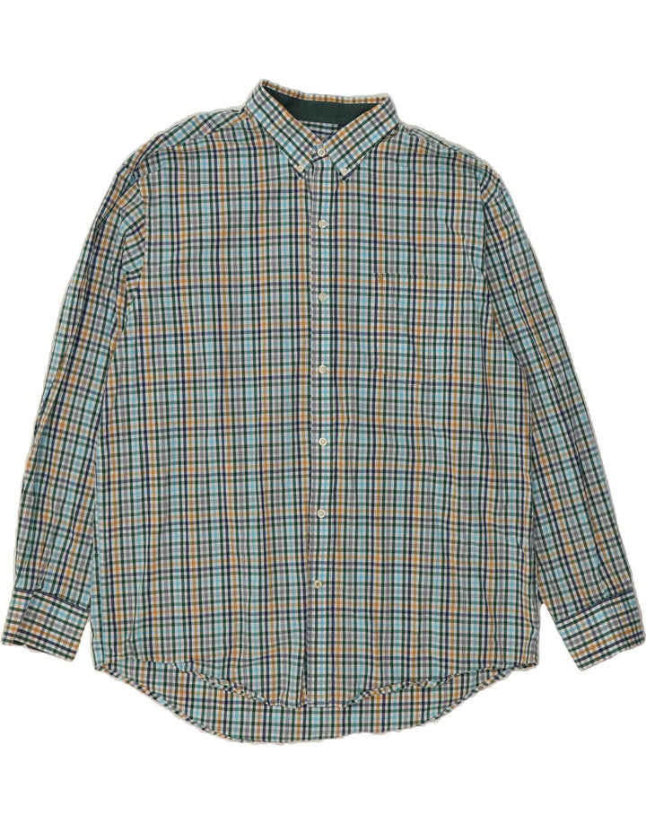 IZOD Mens Shirt XL Multicoloured Check Cotton Vintage Izod and Second-Hand Izod from Messina Hembry 