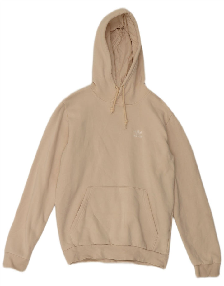 Adidas hættetrøje til mænd, lille beige bomuld
