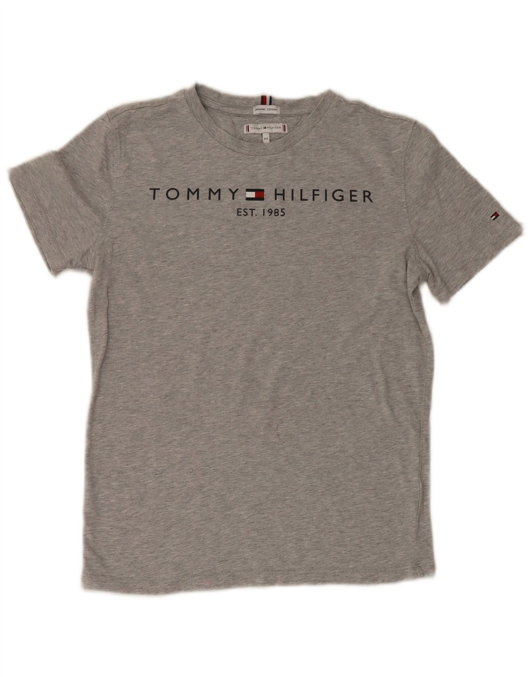 Tommy Hilfiger Boys Regular Graphic T-Shirt Top 11-12 Years Grå