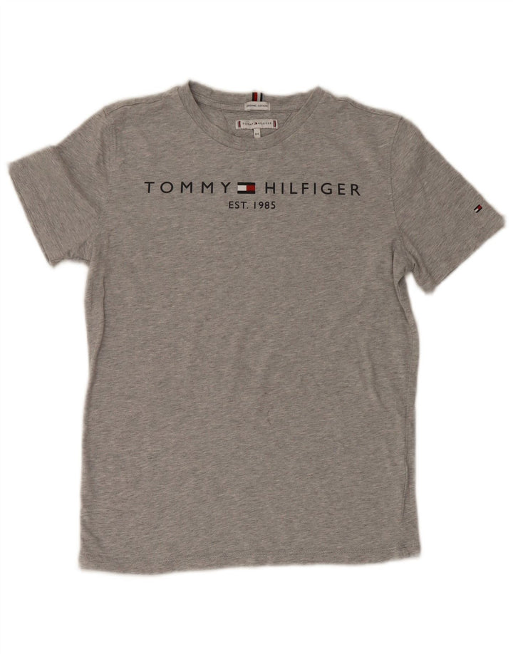 Tommy Hilfiger Boys Regular Graphic T-Shirt Top 11-12 Years Grå