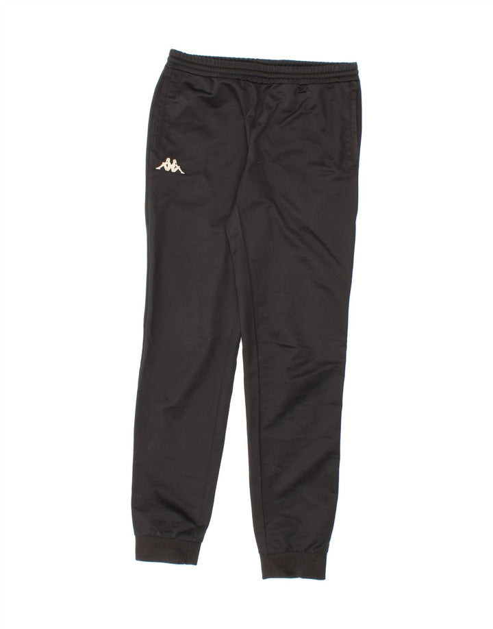 KAPPA Boys Tracksuit Trousers Joggers 11-12 Years Black Vintage Kappa and Second-Hand Kappa from Messina Hembry 