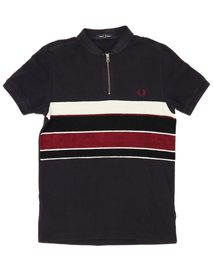 Fred Perry Herre poloshirt Lille marineblå Colourblock Bomuld