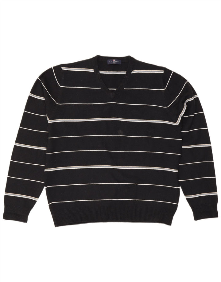Marks & Spencer Herre Blue Harbor V-hals sweater Medium Navy Blue