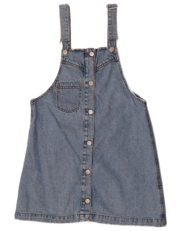 Zara Girls Denim Dungaree Kjole 13-14 år Blå